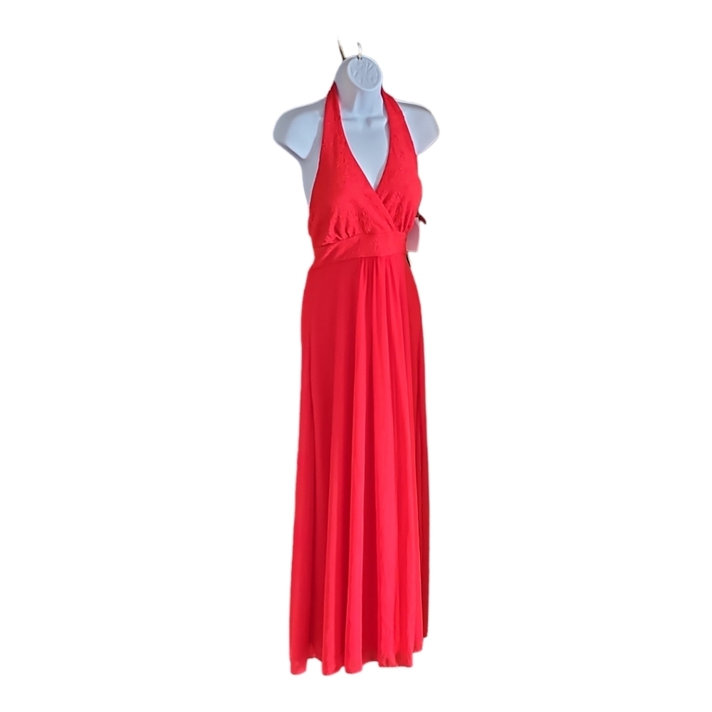 Inizio coral nwt dress halter large